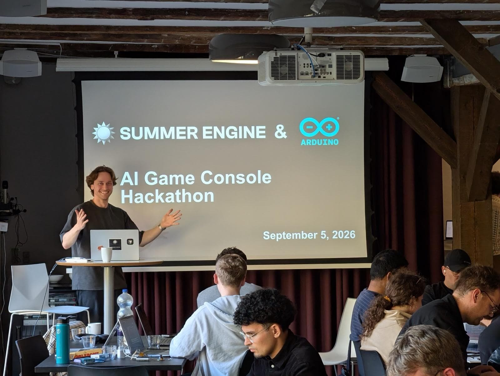 AI Game Console Hackathon team and project