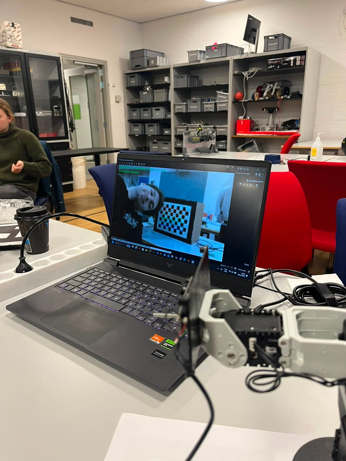 4-DOF educational robotic arm built for the Robotics course